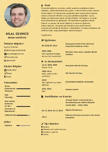 Kuaför Cv Örnekleri cv indir